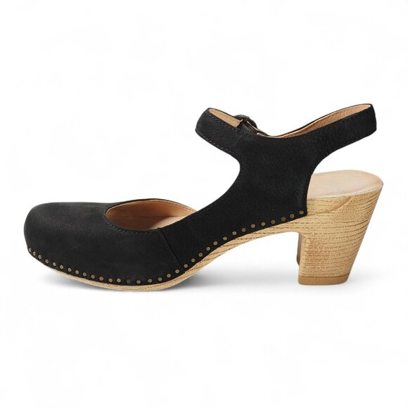 Dansko Black and Tan Women's Sandals - Picture 6 of 13